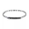 Iconic Steel Bracelet With Synthetic Stone JM424AVD58 For Men