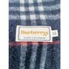 Used BURBERRYS Check Cashmere Scarf NVY