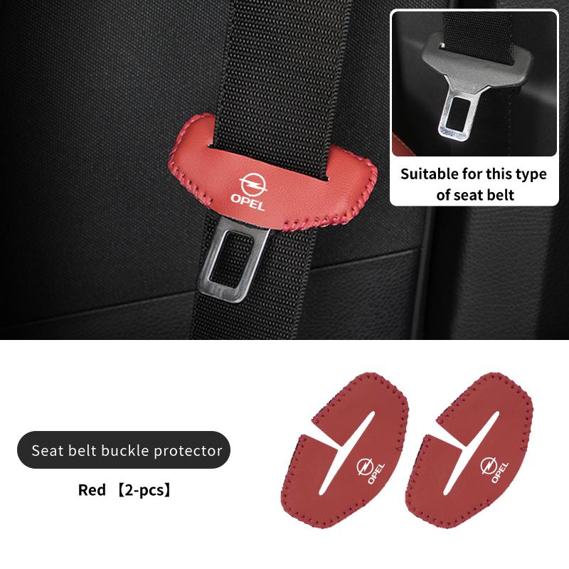 2/5pcs Car Seat Belt Buckle Anti-scratch Protector Cover For Opel Corsa Astra Insignia Vectra Zafira Meriva Mokka Grandland IW5