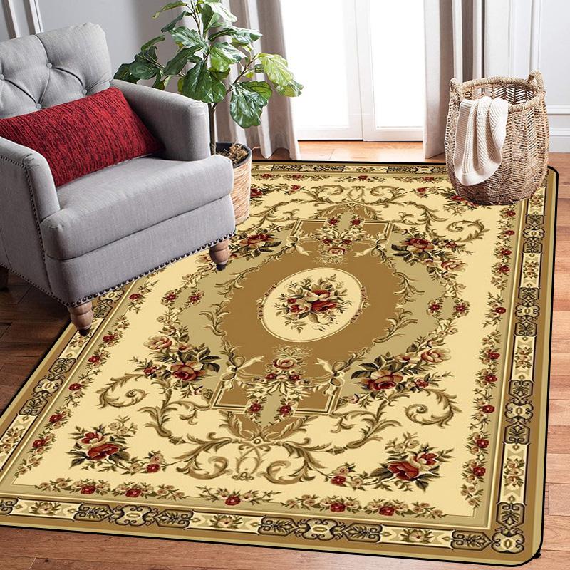 Große Größe großer Teppich traditioneller orientalischer Vintage-Bereichsteppich nordische Fußmatten europäischer Eingangsbereich alter bedruckter Teppich modern
