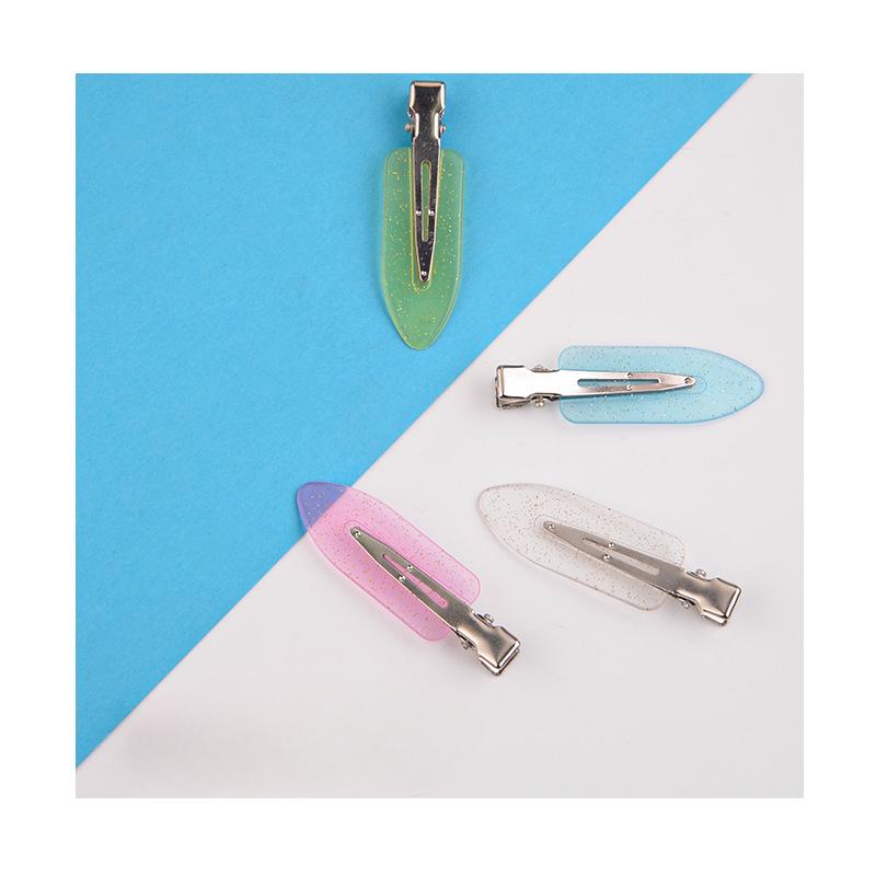 Simple Solid Color No Bend Seamless Hair Clips Side Bangs Barrette Makeup Washing Face Accessories Girls Styling Hairpins