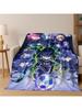 Cartoon BLUE LOCK Football Anime Isagi 3D Blanket,Warm And Cozy Soft Throw Blanket For Home Bedroom Bed Sofa Cover