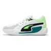 Court Rider Chaos Jewel Men Stylish Anti Slip Low Top Basketball Shoes White Green 378051-01