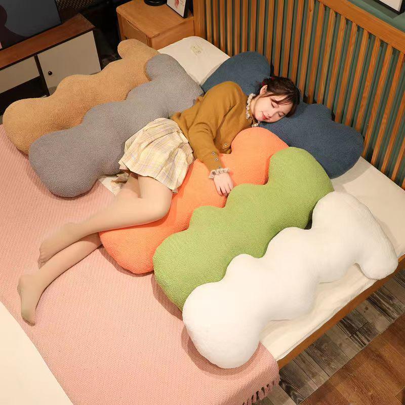 Luxuswellen-Langkissen: Stilvolles Rückenlehnenkissen für Sofa, Bett oder Wohnheim - Perfektes Geschenk für Paare.