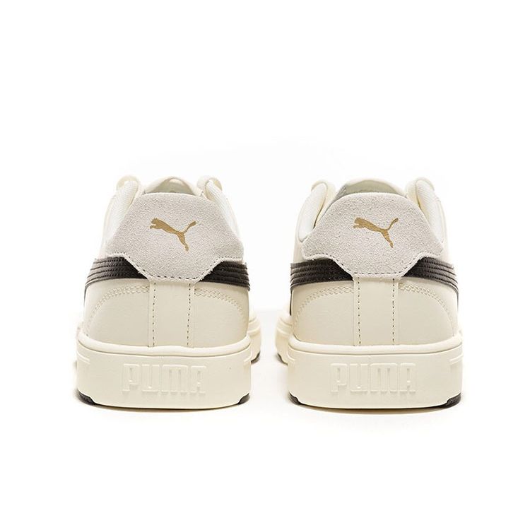 Puma Serve Pro Lite Whisper White Black Unisex Tenisky Team-Gold 374902-12
