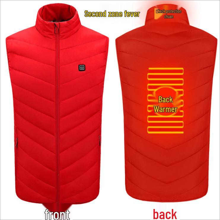 Smart Electric Heated Vest - Rechargeable, Constant Temperature Heating Apparel