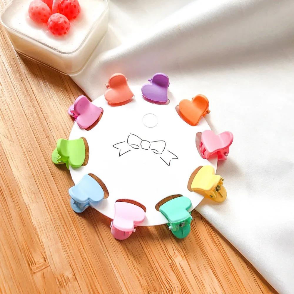 10PCS Cute Star Butterfly Small Hair Claw Crab Hair Clips Girls Childs Mini Cartoon Hair Clamps Baby Headwear Accessories Sets