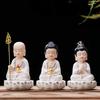 Keramik Buddha Statue Hausopfergaben Guanyin Bodhisattva Shakyamuni Buddha Buddha Statue des Königs von Tibet