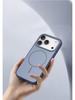 iPhone 17 Pro Max Frosted Magnetic Color Block Air Drop-Proof Case