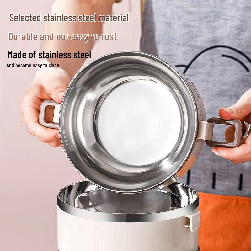 Portable Single-Layer Stainless Steel Insulated Lunch Box