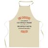 Kitchen Apron - Breton Print - Thick Cotton - French DTG Printing - Adjustable Ties