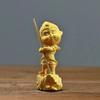 Taihang Cliff Cypress Sun Wukong Sculpture: Creative Solid Wood Monkey Desktop Ornament