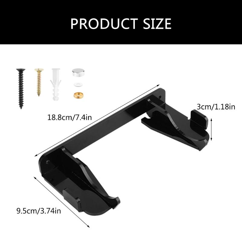 Acrylic Wall Mount Stand Holder for Flip 4/5/6 Portable Round Speakers Acrylic Dock with Enhances Experiences