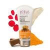 Lotus Herbals Radiance Boost Ubtan Gesichtsreiniger | Kurkuma, Sandelholz und Rosenwasser | Strahlende Haut | Reduzierung von dunklen Flecken | Parabenfrei | Mineralöl