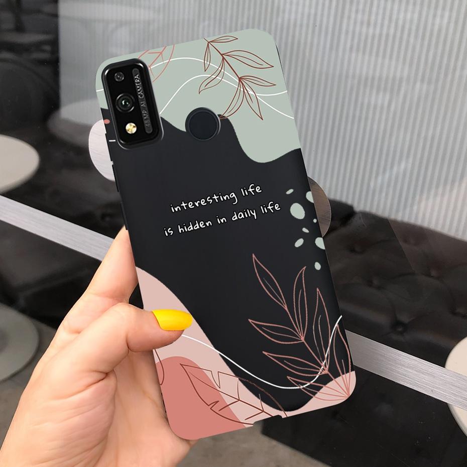 Für Honor 9X Lite JSN-L21 Handyhülle Honor 9X STK-LX1 Schöner Druck Macaron Silikon Weiche Hüllen Abdeckung Für Honor9X 9 X Lite