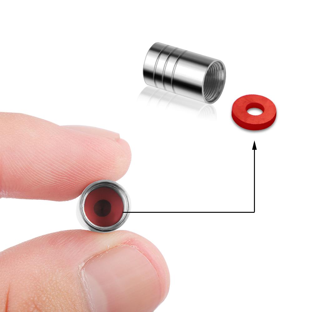 4Pcs Car Accessories Wheel Tire Valve Dust Caps Badge For KIA Sportage Ceed Sorento Cerato Optima Picanto Rio Soul K5 K3 Seltos kxnhz00
