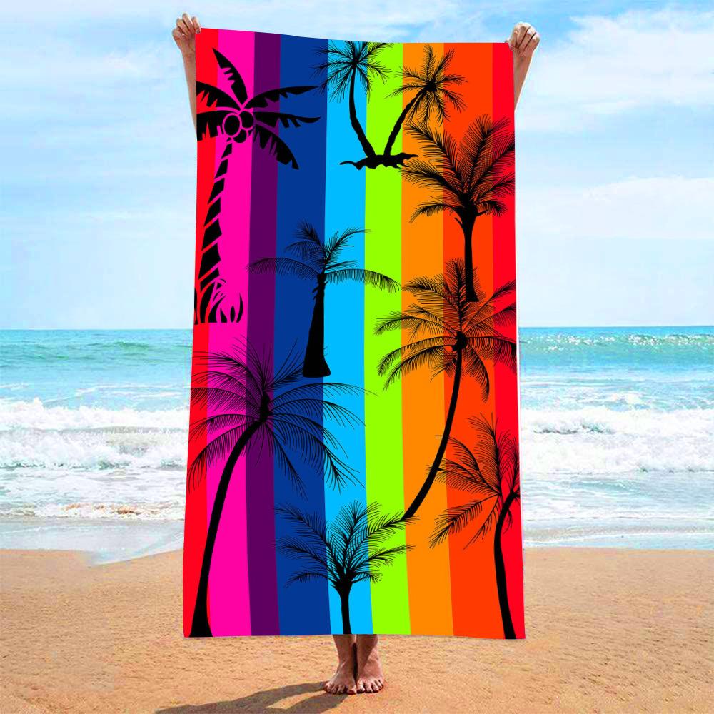 Microfiber Beach Towel Printed Beach Towel Absorbent Beach Towel