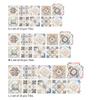 10 vel keuken zelfklevende wandtegels sticker vloer badkamer decoratie schil en plak achterwand waterdicht keramisch behang 3d wandpaneel
