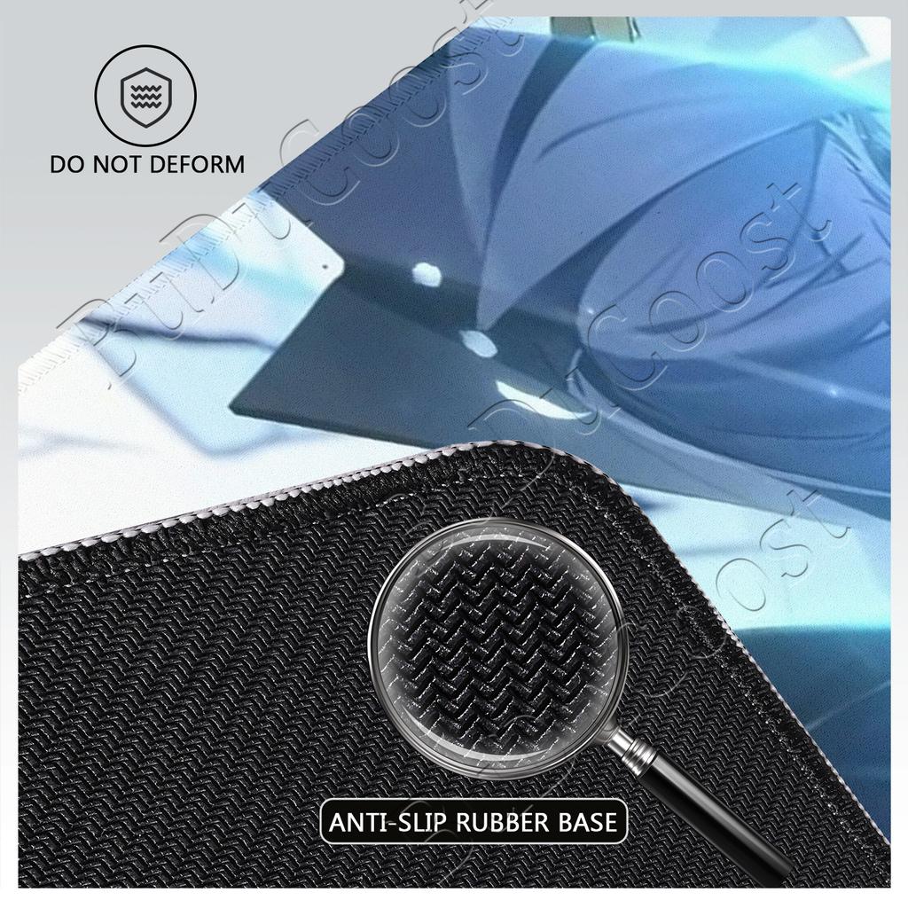 Hiyuki Gaming Wuthering Waves Mauspads Computer Büro Zubehör Tastatur Mauspads Anime sexy Mädchen Gummi HD-Druck Schreibtischunterlage