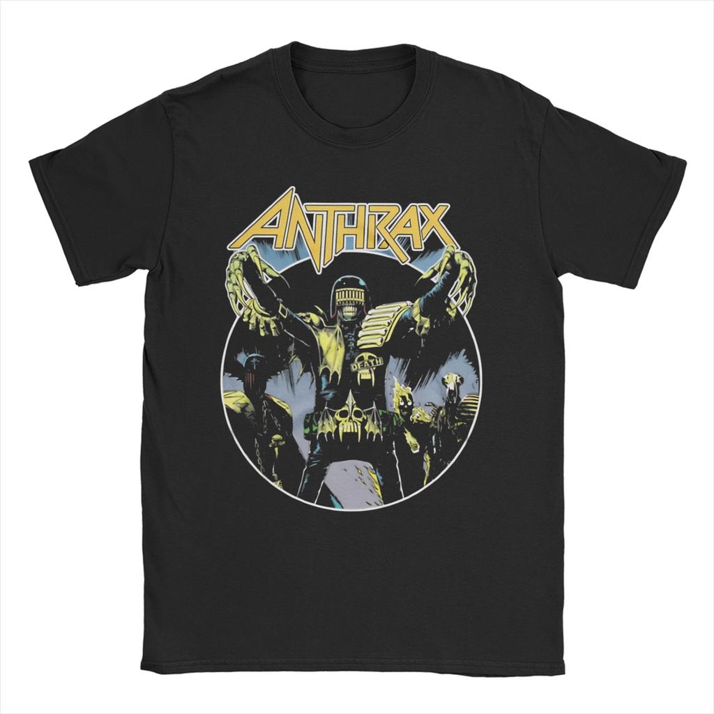 Anthrax Among The Living TShirts Men Fashion 100 Cotton Tee Shirt Round Collar Short Sleeve T Shirts Gift Idea Clothing