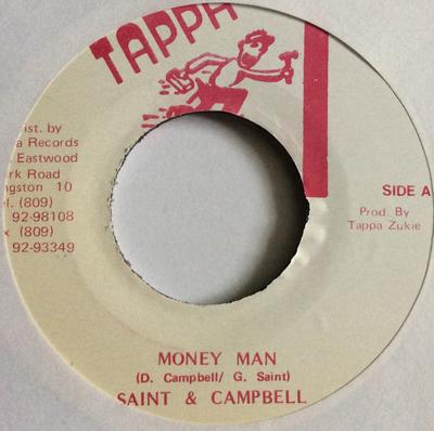 7inch Record GENERAL SAINT & DONOVAN CAMPBELL - Money Man NONE Tappa Records Jamaica Reggae, Ska & Dub Used