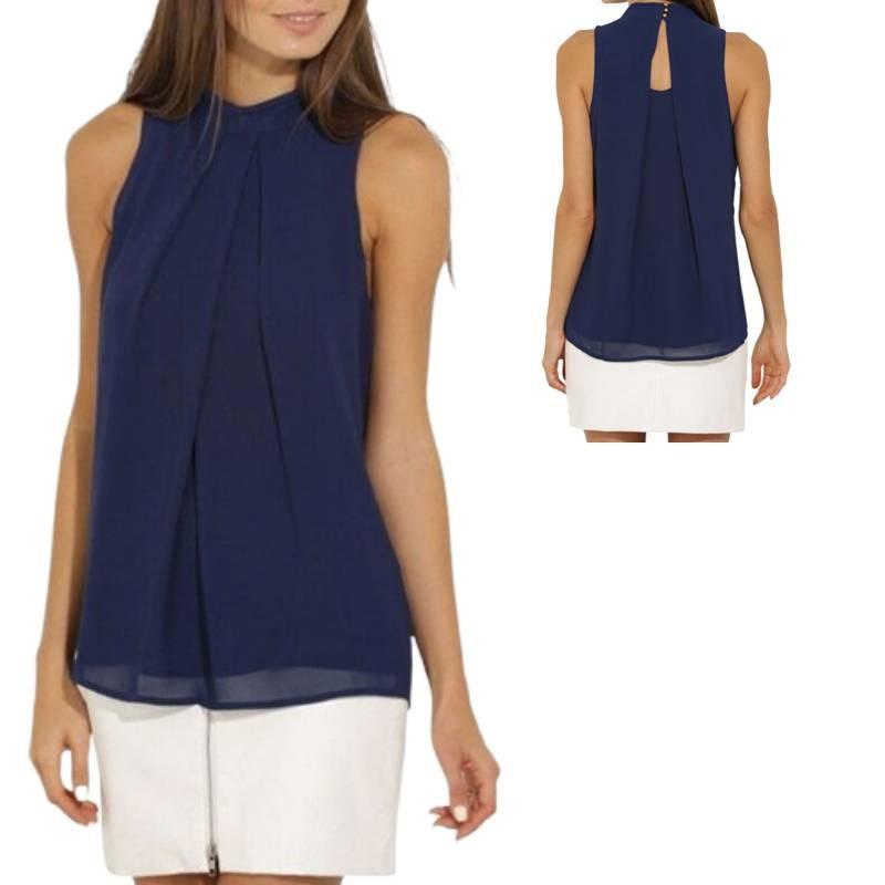 Elegant Summer Chiffon Blouse For Women In 15 Gorgeous Colors And 6 Sizes