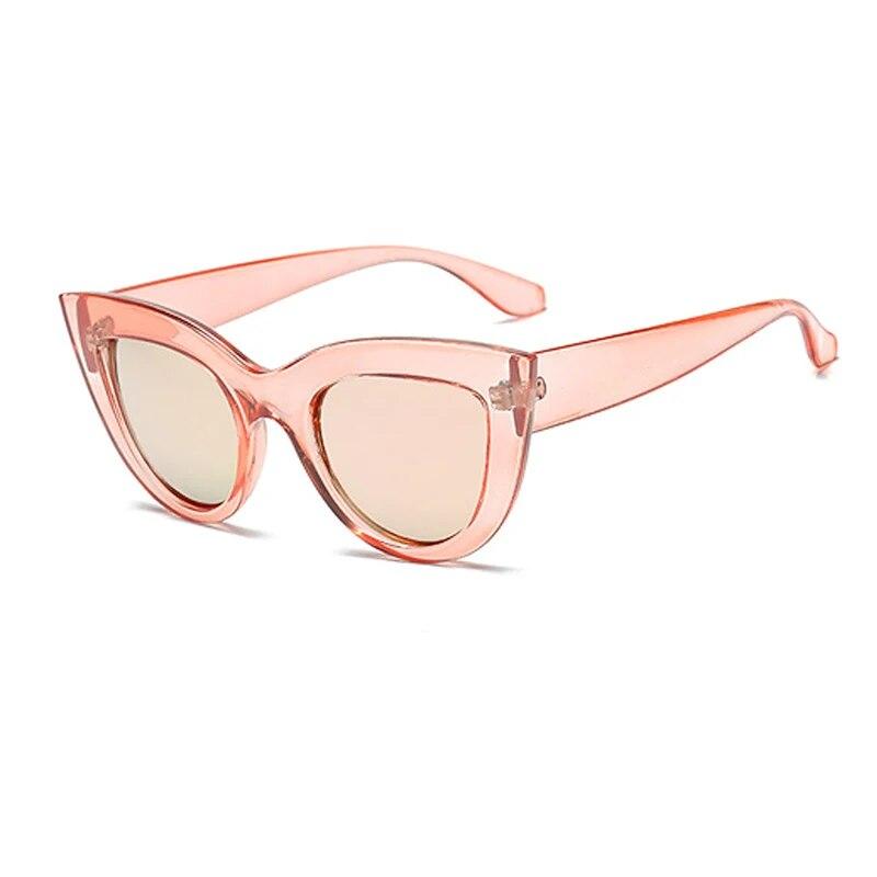 New European And N Retro Cat-eye Sunglasses Female Face-shaving Sunglasses