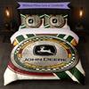 John Deere Print 3Pcs Bedding Set Duvet Cover With Two Pillowcases Soft Bed Linen For Household Bedroom