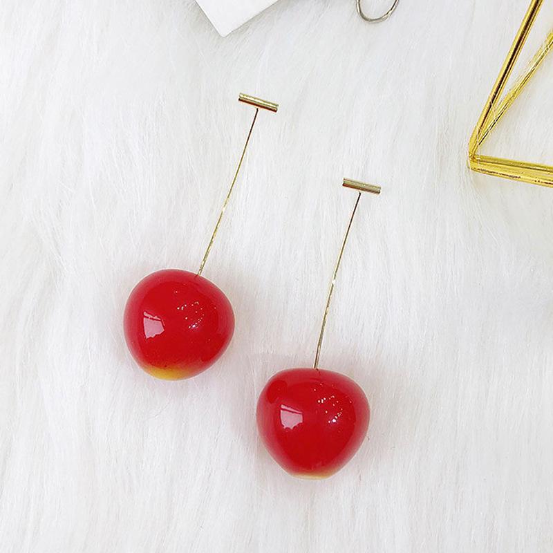 Trendy kreativní náušnice s třešněmi - Evropský a americký styl