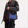 Coach Hobo 22 Zipper Closure Coated Canvas And Leather Crossbody Tote Bag Small Women Handbags Blueberry CJ842-BLB