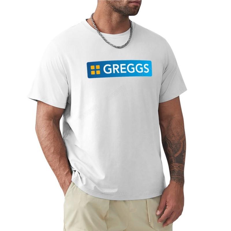 Mann schwarze T-Shirts Sommer T-Shirt Greggs Logo T-Shirt T-Shirt Mann Katzen-Shirts Vintage T-Shirt Herren weiße T-Shirts