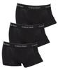 ICON COTTON STRETCH Boxeralsó Külföldi S mérettől Japán S méretig Fekete WB Szett NB4389 [3 db-os szett] Férfi Alacsony derék - Stílusos, Hűvös, Pamut,