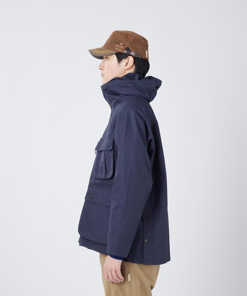 Snow Peak Waxed Cotton Hoodie Size SPTL-JK-26SU904 (Men's/Women's, Olive, S)