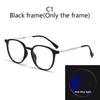 Myopia Prescription Oval Frame Glasses -0.5 To -600  Magnetic Sunglasses Clip Blue Light Blocking Shortsighted