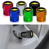 4Pcs Metal Car Tire Valve Caps Wheel Dust Cover Car Sticker For Chevrolet Cruze Sail Onix Corsa Aveo Captiva Sonic Spark Tracker Trax Colorado Malibu