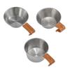 Protection de Poignée pour Tasses de Camping en Cuir PU Manchon Enveloppant pour Poignée de Tasse Protection de Poignée de Tasse de Bol de Camping Couvercle de Poignée de Bol pour Pique-niques