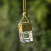 Auto Ornament Hanging Pendant Diffuser Car Perfume Bottle Air Fresher Empty Glass Bottles Fragrance