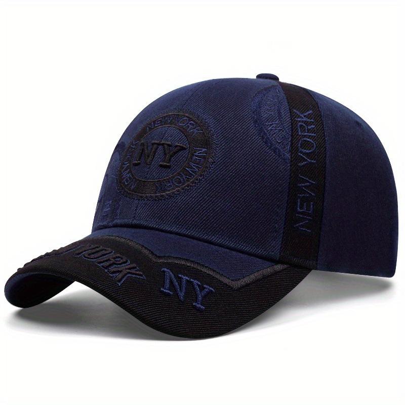 1pc Fashion 3D Embroidered Letter Washed Cotton Baseball Cap Men's and Women's Letter Embroidered Cap