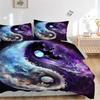 3pcs Yin Yang Harmony Bedding Set, Including Without Filling, Soft and Comfortable Home Bedroom J101