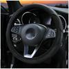Universal Leather Car Steering Wheel Cover for Toyota Corolla Yaris Auris CHR Camry Prius RAV4 Highlander Anti-Slip Dust-proof