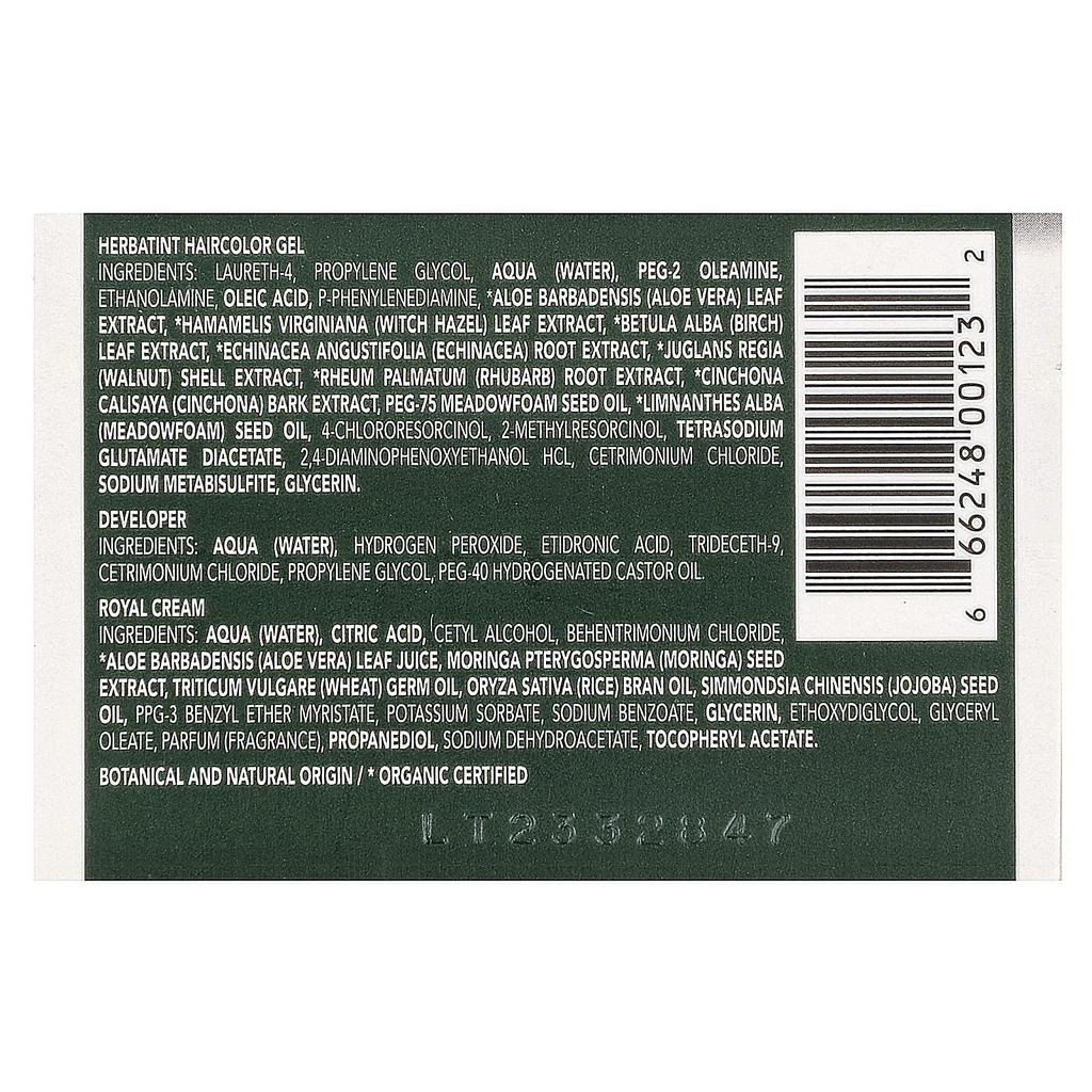 Herbatint Permanent Color Gel, 5C, Light Ash Chestnut, 4.56 Fl Oz (135 Ml)