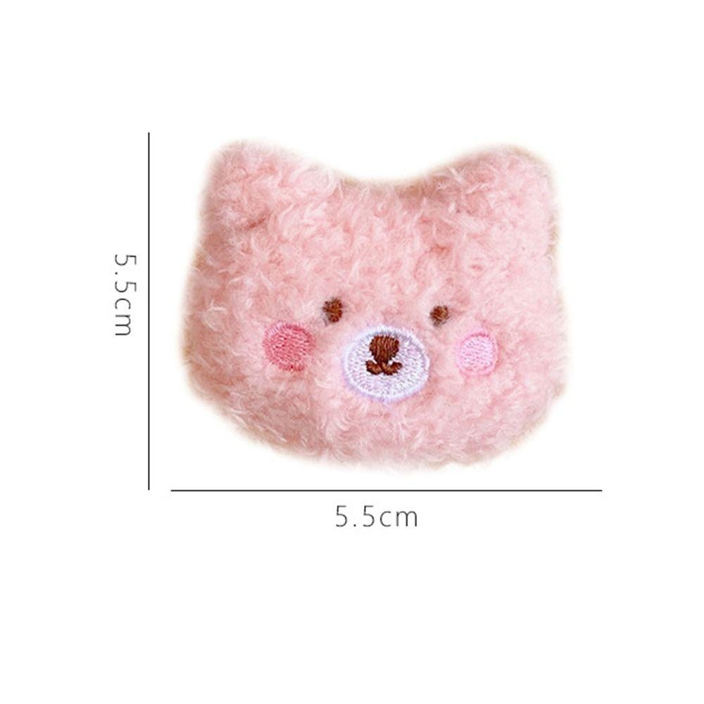 Soft Plush Bear Brooch Cute Clothes Badge DIY Decoration Accessories Animal Brooches  Backpacks