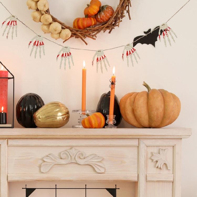 Halloween Spirit Skeleton Hands Realistic Plastic Scary Skeleton Hand Witch Skull Skeleton Hands for Haunted House Decors