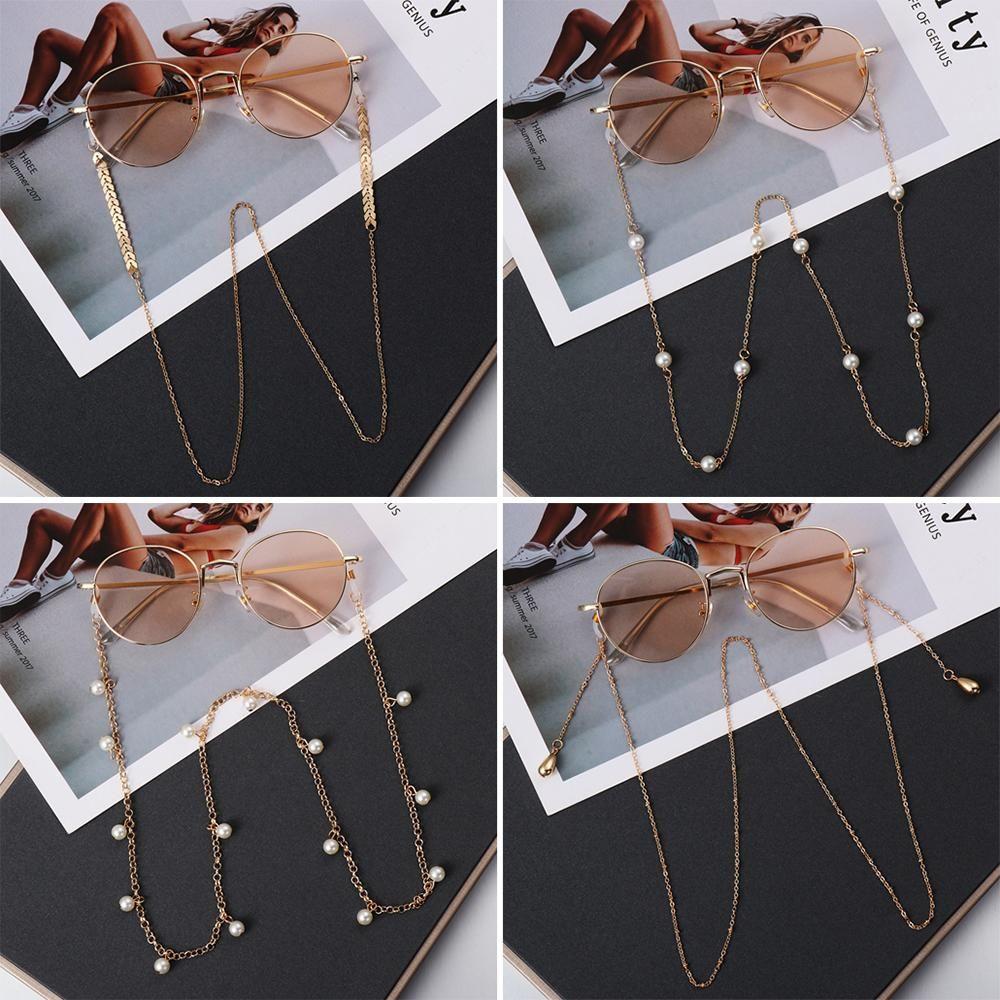 Retainer Laces for Sunglasses Eyeglasses Chains Pearls Sunglasses Chain Necklace Sunglasses Holder