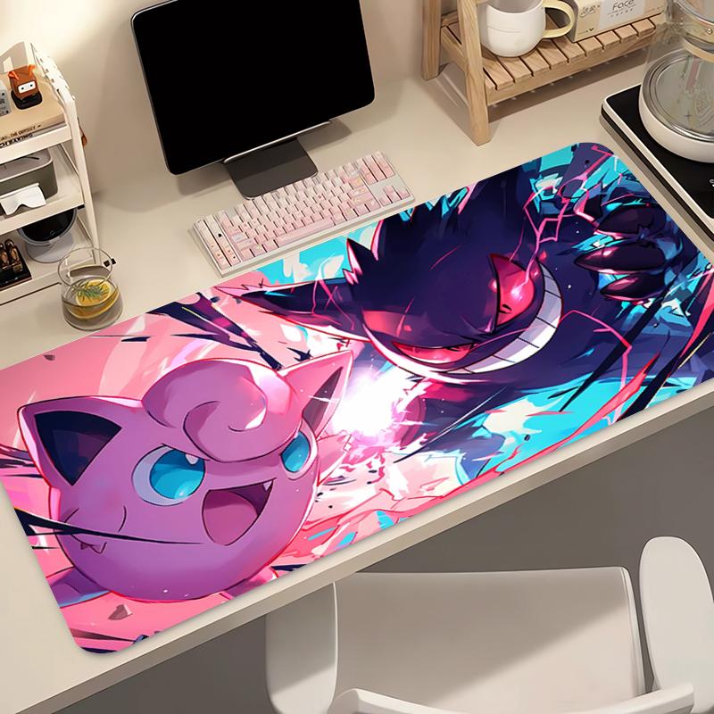 Anime Mouse Pad Xcm Pokemon Gengar Carpe Large Gamer Computer Mausepad Varmilo Keyboard Gaming Accessories Extended Desk Mat