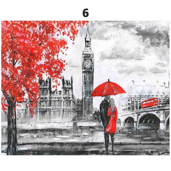 DIY Tower 5D Diamond Painting Full Round Drill Scenic Diamont Embroidery Cross Stitch Kits Resin Home Decor Wall Art Gift