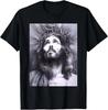 NEW LIMITED Face Of Jesus On A Cross With Crown Of Thorns T-Shirt