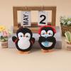 2pcs Cute Stuffed Penguin Plush Keychain, Cartoon Animal Pendant for Car, Backpack & Bag Decoration