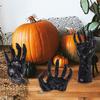 3Pcs Realistic Halloween Life-Sized Hands Decoration Black Ghost Hand Storage Hook  Table