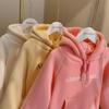 Çocuk Kapüşonlu Polar Sweatshirt: Kızlar için İlkbahar & Sonbahar Kadife-Kalınlaştırılmış Dopamin Üst